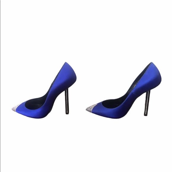 Saint Laurent Satin Tower Pump - Picture 3 of 9